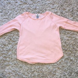 Old Navy pink pajama shirt